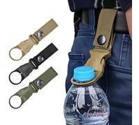Heanvmyss Water Bottle Buckle,3 Pieces Webbing Water Bottle Holder Straps,Hanging Water Bottle Clip,Portable Outdoor Water Cup Hanging Buckle for Hiking Camping Traveling Mountain Climbers(3 Color)
