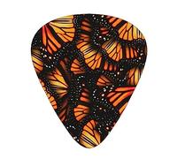 Heaps Of Orange Monarch Butterflies Premium Bass Electric Guitar Picks,Guitar Plectrum For Unparalleled Musical Experience