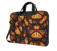 Heaps Of Orange Monarch Butterflies Print Convenient Laptop Bags Stylish And Protective Computer Bag Style Unique