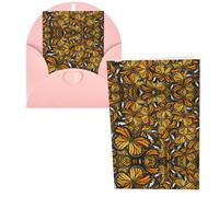 Heaps of Orange Monarch Butterflies Print Thank You Cards Greeting Cards With Envelopes Blank Note Cards 10x15 cm Perfect for Thank Yous Invitations