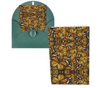 Heaps of Orange Monarch Butterflies Print Thank You Cards Greeting Cards With Envelopes Blank Note Cards 10x15 cm Perfect for Thank Yous Invitations
