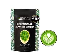 Heapwell Japanese Ceremonial Grade Matcha Powder 30g Net Weight - 30 Servings Based on 1g Per Cup - Great Taste Award 2024 - Kagoshima, Japan