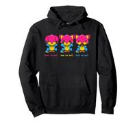 Hear No Evil see not an evil Talk No Evil Pansexual Foxes Pullover Hoodie