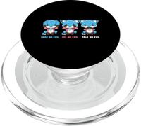 Hear No Evil see not an evil Talk No Evil Transgender Foxes PopSockets PopGrip for MagSafe