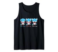 Hear No Evil See not an Evil Talk No Evil Transgender Foxes Tank Top