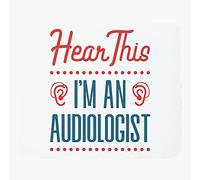 Hear This I'm an Audiologist Mouse Pad Mouse Mat for Laptop Computer Non-slip Rubber Base Funny Audiology (240x200x4mm) Color:Hear This I'm an Audiologist