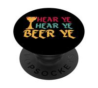 Hear Ye Hear Ye Beer Ye Ren Faire PopSockets Adhesive PopGrip