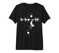 Hearbeat Climbing Sport Climbing Bouldering Climber Premium T-Shirt