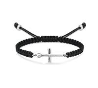 Hearbeingt Baseball Bat Cremation Jewelry Cremation Urn Bracelet for Ashes for Men Women Adjustable Urn Bracelet Braided Rope Memorial Bracelet, M, Stainless Steel, not