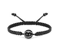 Hearbeingt Cremation Jewelry Baseball Urn Bracelet for Ashes for Women Men Handmade Braided Rope Cremation Keepsake Pendant Locket Memorial Keepsake Jewelry, M, Stainless Steel, not