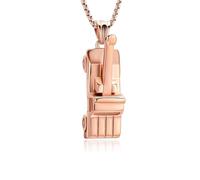 Hearbeingt Cremation Jewelry for Ashes Crane Urn Necklace for Ashes for Women Men Stainless Steel Ashes Pendant Memorial locket Keepsakes Human Ash Jewelry, Stainless Steel, No Gemstone