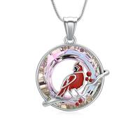 Hearbeingt Hummingbird Cremation Jewelry Circle of Life Eternity Urn Ashes Necklace for Women Men Crystal Memorial Pendant Ash Jewelry of Loved One, Stainless Steel, No Gemstone