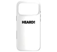 HEARD chef funny sous line cook kitchen staff BOSS JOB Case for iPhone 17 Pro Max