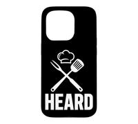 Heard Chef Restaurant Kitchen Slang Culinary School Cooking Case for iPhone 15 Pro