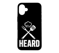 Heard Chef Restaurant Kitchen Slang Culinary School Cooking Case for iPhone 16 Plus