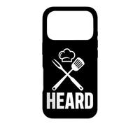 Heard Chef Restaurant Kitchen Slang Culinary School Cooking Case for iPhone 17 Pro