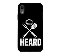 Heard Chef Restaurant Kitchen Slang Culinary School Cooking Case for iPhone XR