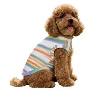 Hearda 3D Colorful Lightweight Dog Cooling Vest, Breathable Ice Silk Dog Cooling Coat, Summer Sun Protection Jacket for Puppy Small Medium Pet & Cats Walking Hiking Outdoor (White,L)