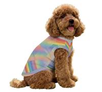 Hearda 3D Colorful Lightweight Dog Cooling Vest, Breathable Ice Silk Dog Cooling Coat, Summer Sun Protection Jacket for Puppy Small Medium Pet & Cats Walking Hiking Outdoor (Blue,S)