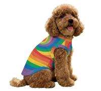Hearda 3D Colorful Lightweight Dog Cooling Vest, Breathable Ice Silk Dog Cooling Coat, Summer Sun Protection Jacket for Puppy Small Medium Pet & Cats Walking Hiking Outdoor (Swirl,XS)