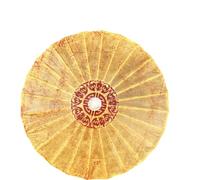 Hearda Chinese Paper Umbrella, Chinese Style Large Stick Oiled Paper Umbrellas Classical DIY Painting Handmade Parasol with Wooden Handle for Art Dance Wedding Bridal Party Decor (Classic Style)
