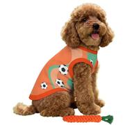 Hearda Dog Cooling Vest, Football Print Dog Cooling Coat Breathable Sun Protection, Heat Relief Lightweight, Summer Sun Protection Jacket for Puppy Small Medium Pet Cats Walking (Orange 2,M)