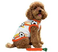 Hearda Dog Cooling Vest, Football Print Dog Cooling Coat Breathable Sun Protection, Heat Relief Lightweight, Summer Sun Protection Jacket for Puppy Small Medium Pet Cats Walking (Orange 1,S)