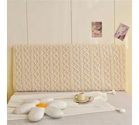 Hearda Elastic Bed Headboard Cover, All-inclusive Universal Dustproof Protector Cover, Anti-Cat Scratching Headboard Slipcover Edge Bed Head Cover For Bedroom Decor, Washable (Beige,150cm)