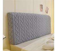 Hearda Elastic Bed Headboard Cover, All-inclusive Universal Dustproof Protector Cover, Anti-Cat Scratching Headboard Slipcover Edge Bed Head Cover For Bedroom Decor, Washable (Grey,200cm)