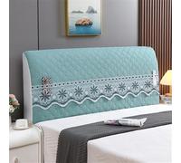 Hearda Elastic Bed Headboard Cover, All-inclusive Universal Dustproof Protector Cover, Soft Headboard Slipcover with Lace Edge Bed Head Cover For Bedroom Decor, Washable (150cm,Green)