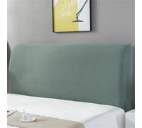 Hearda Jacquard Elastic Bed Headboard Cover, Solid Color Dustproof Protector Cover, Headboard Slipcover for Single Small Double King Size Bed All-inclusive Bed Head Cover (Green,150cm)