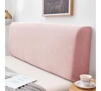 Hearda Jacquard Elastic Bed Headboard Cover, Solid Color Dustproof Protector Cover, Headboard Slipcover for Single Small Double King Size Bed All-inclusive Bed Head Cover (Pink,120cm)