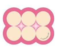 Hearda Large Pet Mats for Food Bowls, Polka Dot Style Absorbent Pet Feeding Mat Non Slip Diatomite Quick Dry Dog Bowl Water Dispenser Dog Cat Food Placemat (Pink,50x80cm)