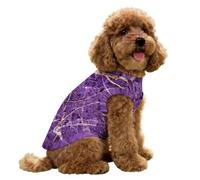 Hearda Marble Style Lightweight Dog Cooling Vest, Breathable Ice Silk Dog Cooling Coat, Summer Sun Protection Jacket for Puppy Small Medium Pet&Cats Walking Hiking Outdoor (Purple,M)