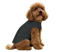 Hearda Monochrome Lightweight Dog Cooling Vest, Breathable Ice Silk Dog Cooling Coat, Summer Sun Protection Jacket for Puppy Small Medium Pet&Cats Walking Hiking Outdoor (Dark Grey,S)