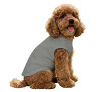 Hearda Monochrome Lightweight Dog Cooling Vest, Breathable Ice Silk Dog Cooling Coat, Summer Sun Protection Jacket for Puppy Small Medium Pet&Cats Walking Hiking Outdoor (Grey,XS)