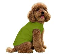 Hearda Monochrome Lightweight Dog Cooling Vest, Breathable Ice Silk Dog Cooling Coat, Summer Sun Protection Jacket for Puppy Small Medium Pet&Cats Walking Hiking Outdoor (Dark Green,L)