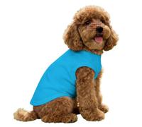 Hearda Monochrome Style Lightweight Dog Cooling Vest, Breathable Ice Silk Dog Cooling Coat, Summer Sun Protection Jacket for Puppy Small Medium Pet&Cats Walking Hiking Outdoor (Blue,L)