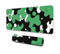 Hearda Mouse Mat, 3D Classic Bubble Style Gaming Mouse Pad, Large Mouse Mat, Mousepad with Stitched Edges, Non-Slip Rubber Base Mouse Pads for Office & Home (800x300x3mm,Green 2)