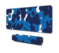 Hearda Mouse Mat, 3D Classic Bubble Style Gaming Mouse Pad, Large Mouse Mat, Mousepad with Stitched Edges, Non-Slip Rubber Base Mouse Pads for Office & Home (700x300x3mm,Royal blue)