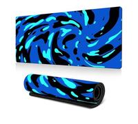 Hearda Mouse Mat, Japanese Style Anime Landscape Gaming Mouse Pad, Large Mouse Mat, Advanced Mousepad with Stitched Edges, Non-Slip Rubber Base Mouse Pads for Office & Home (900x400x3mm,Cloud)