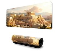 Hearda Mouse Mat, Japanese Style Anime Landscape Gaming Mouse Pad, Large Mouse Mat, Advanced Mousepad with Stitched Edges, Non-Slip Rubber Base Mouse Pads for Office & Home (600x300x3mm,Roma)