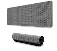 Hearda Mouse Mat, Japanese Wave Print Gaming Mouse Pad, Large Mouse Mat, Mousepad with Stitched Edges, Non-Slip Rubber Base Mouse Pads for Office & Home (900x400x3mm,Black 2)