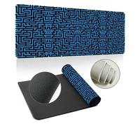 Hearda Mouse Mat, Multicolor Maze Gaming Mouse Pad, Large Mouse Mat, Mousepad with Stitched Edges, Non-Slip Rubber Base Mouse Pads for Office & Home (1200x600x3mm,Blue)