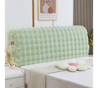 Hearda Solid Color Elastic Bed Headboard Cover, All-inclusive Universal Dustproof Protector Cover, Soft Fluffy Headboard Slipcover Edge Bed Head Cover For Bedroom Decor (120cm,Green)