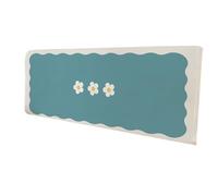 Hearda Stretch Bed Headboard Cover, All-inclusive Universal Dustproof Protector Cover, Elastic Headboard Slipcover Modern Bed Head Cover For Bedroom Decor (200cm,cyan flower)