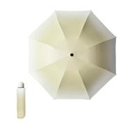 Hearda Windproof Umbrella, Large Portable Uv Umbrella Gradient Colour Parasol for Hot and Rainy Weather, Outdoor Essential Item for Travel, Work (Yellow,One Size)
