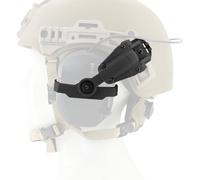 HEARFALCOM Tactical Helmet Adapter, Wendy Rail Adapter Compatible with Earmuffs for Walker, Razor, Walker, Shaver, Digital) for Wendy Rail 2.0 3.0 Helmet (BK)