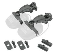 HEARFALCOM Tactical Helmet ARC Rail Adapter Accessories Compatible with Walker's Razor Earmuffs (Walkers Razor ,Walkers Razor Digital) (Gray)