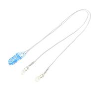 Hearing Aid Anti-Loss Strap Clamp Blue Abs Nylon Securing Cord